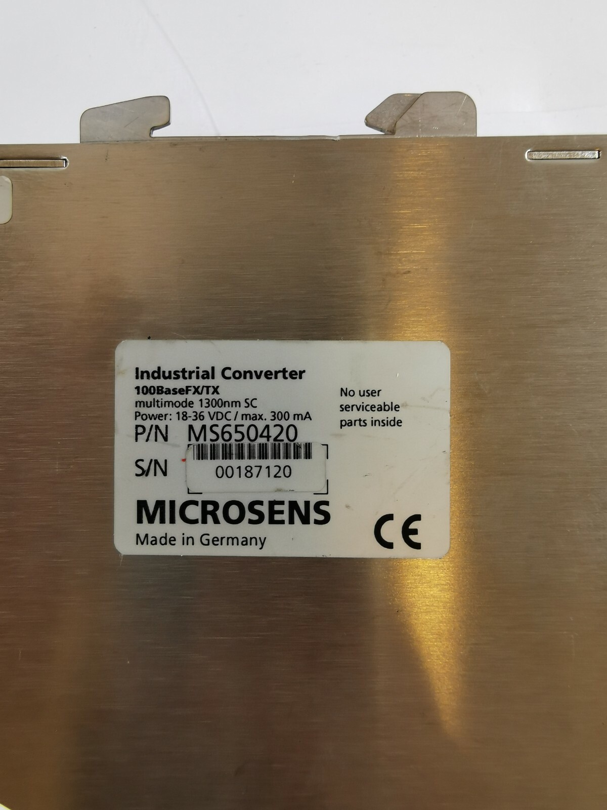 MICROSENS MS650420 MICROSENS MS650420 Industrial Converter 100baseFX/TX 4