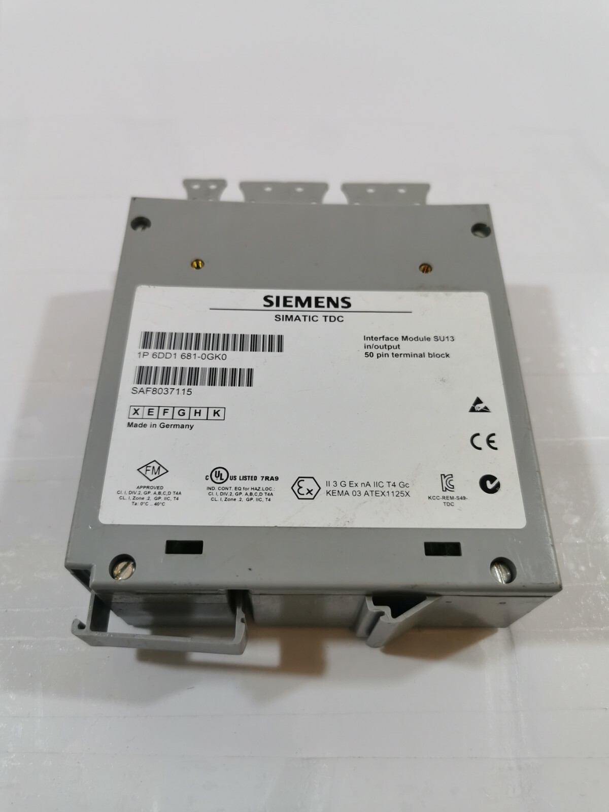 Siemens SIMATIC-TDC SIEMENS SIMATIC TDC INTERFACE MODULE 6DD1 681-0GK0 3
