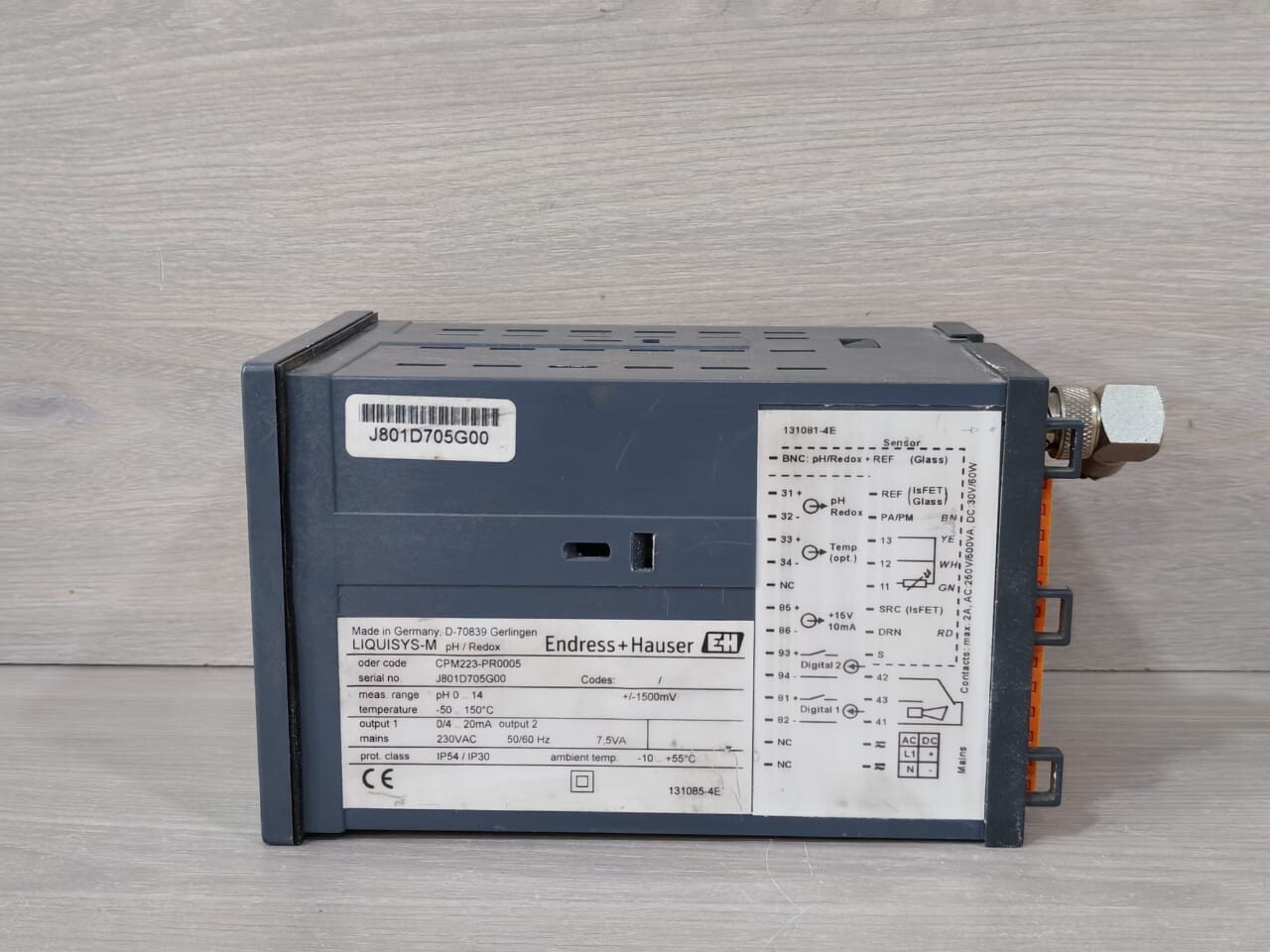 Endress+Hauser CPM223-PR0005 ENDRESS+HAUSER CPM223-PR0005 LIQUISYS-M pH/REDOX 3