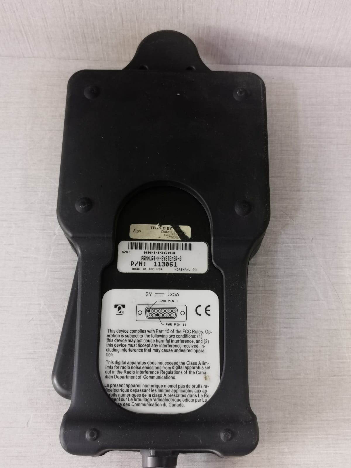 SYSTEM 3R PN-113061 SYSTEM 3R PRMNLR4-H-SYSTEM3R-2 PN: 113061 8