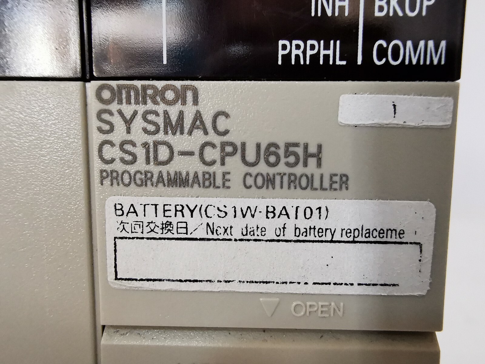 Omron CPU65H OMRON SYSMAC CS1D-CPU65H PROGRAMMABLE CONTROLLER 2