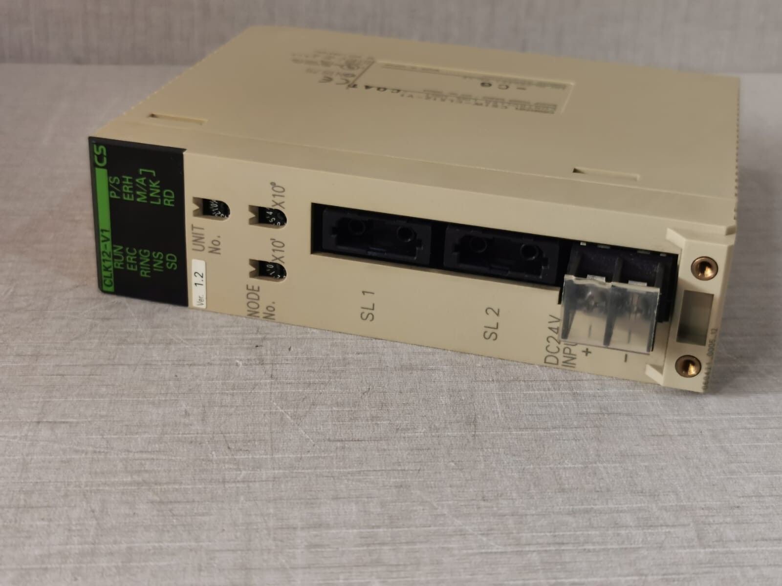 Omron CLK12-V1 OMRON CS1W-CLK12-V1 CONTROLLER LINK UNIT VER.1.2 2