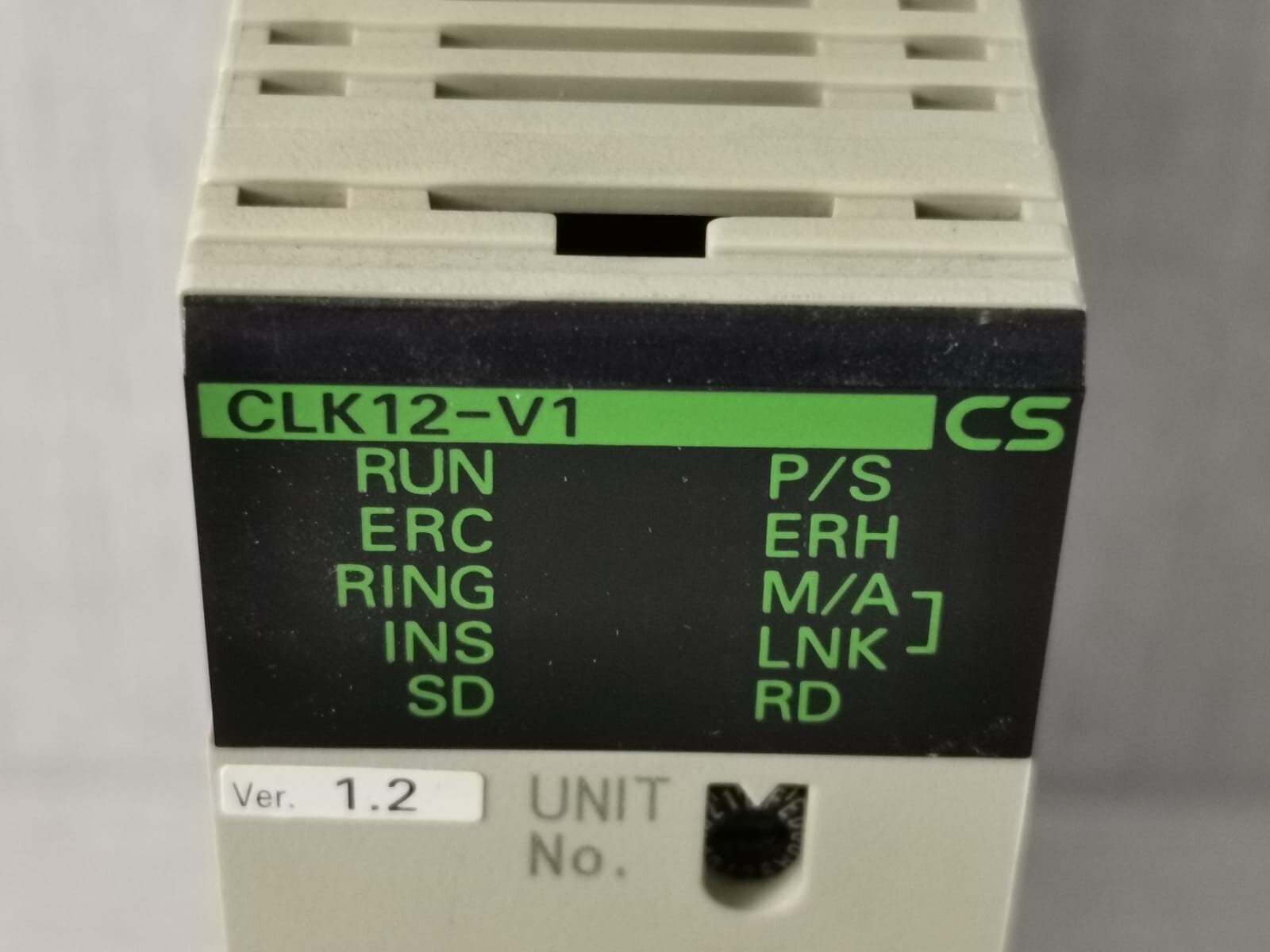 Omron CLK12-V1 OMRON CS1W-CLK12-V1 CONTROLLER LINK UNIT VER.1.2 3