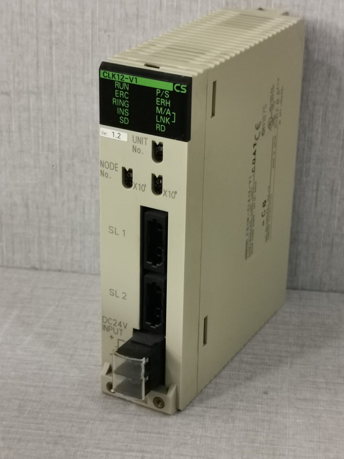 Omron CLK12-V1 OMRON CS1W-CLK12-V1 CONTROLLER LINK UNIT VER.1.2 5