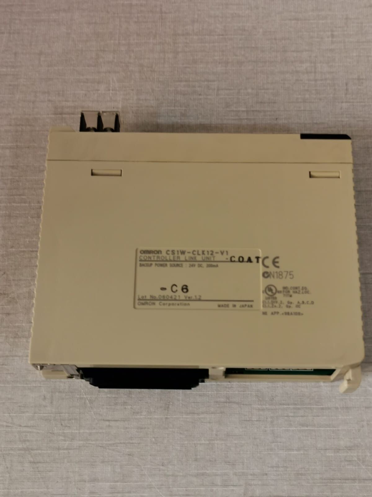 Omron CLK12-V1 OMRON CS1W-CLK12-V1 CONTROLLER LINK UNIT VER.1.2 7