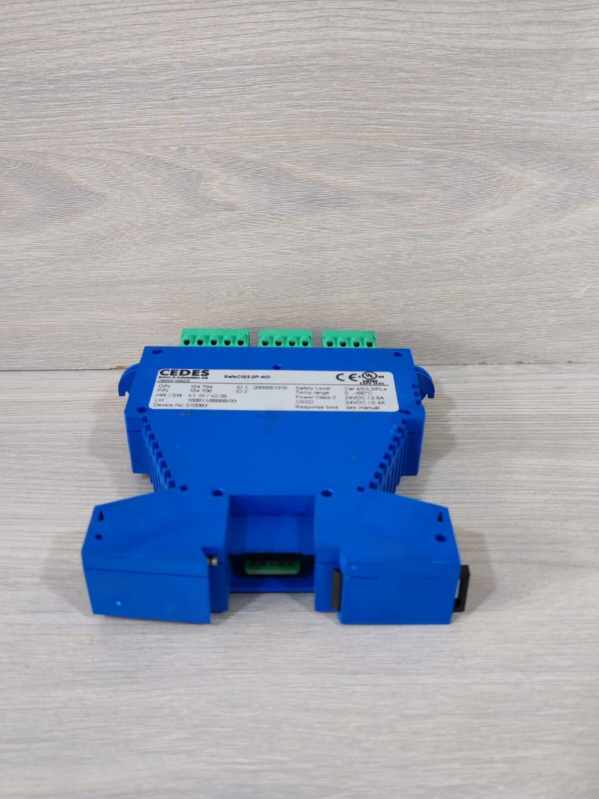 CEDES 104706 CEDES 104706 CIS3-2P-4IO SAFE CONTROLLER 7
