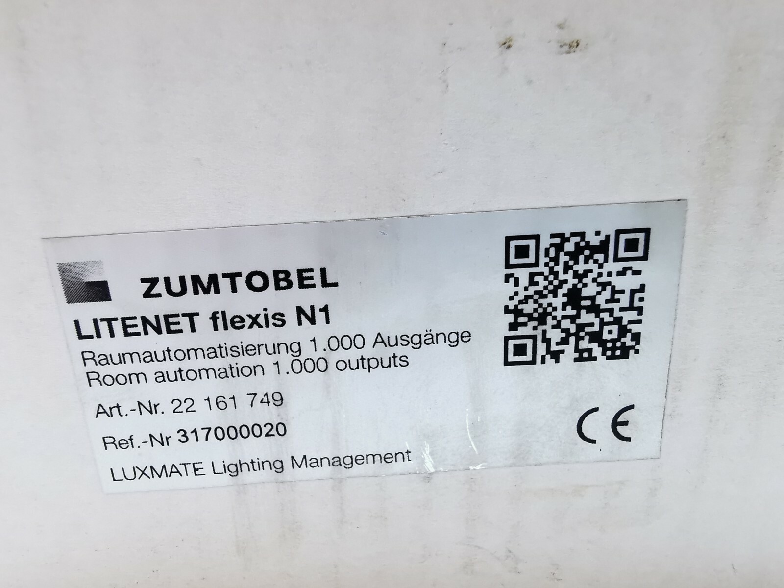 ZUMTOBEL 22161749 ZUMTOBEL LITENET 22161749 Flexis N1 Room Automation 24VDC 6