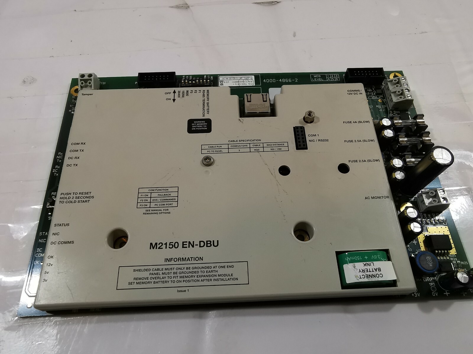 SYMMETRY M2150-EN-DBU / 4000-4866-2 SYMMETRY M2150-EN-DBU / 4000-4866-2 DATA BASE UNIT 2