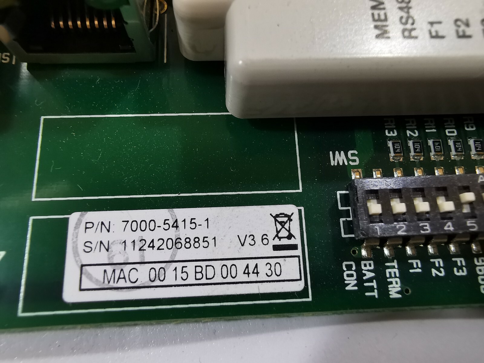 SYMMETRY M2150-EN-DBU / 4000-4866-2 SYMMETRY M2150-EN-DBU / 4000-4866-2 DATA BASE UNIT 4