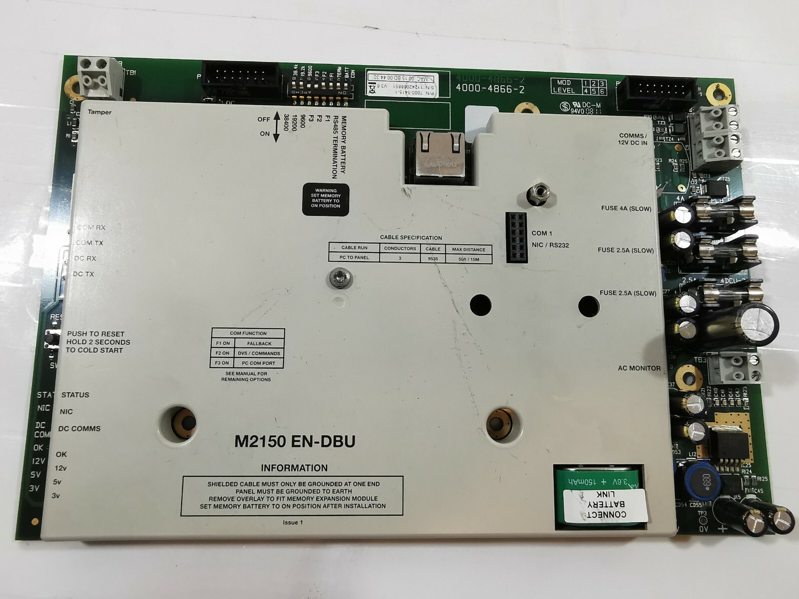 SYMMETRY M2150-EN-DBU / 4000-4866-2 DATA BASE UNIT