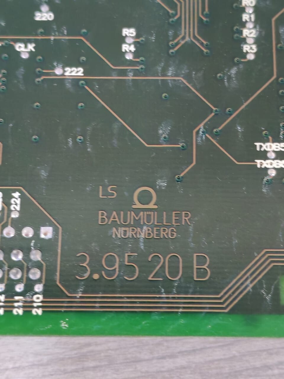 BAUMULLER 3.95 20 B  / 233967 BAUMULLER NURNBERG 3.95 20 B 233967 SERCOS-02 CONTROL BOARD 10