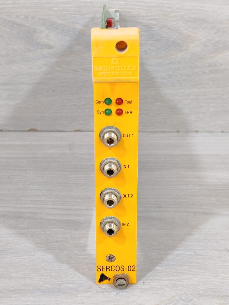 BAUMULLER NURNBERG 3.95 20 B 233967 SERCOS-02 CONTROL BOARD