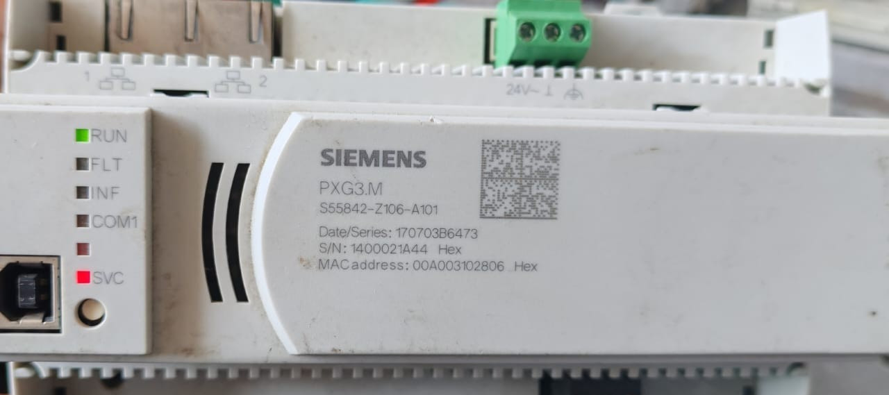 SIEMENS PXG3.M BACNET ROUTER 24V
