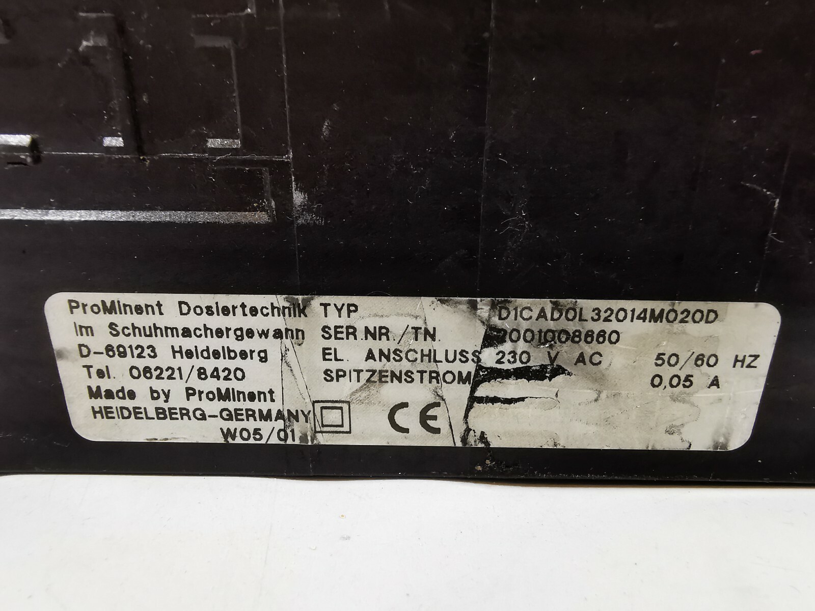 PROMINENT D1CAD0L32014M020D ProMinent DULCOMETER D1CAD0L32014M020D FLUID CONTROL 7