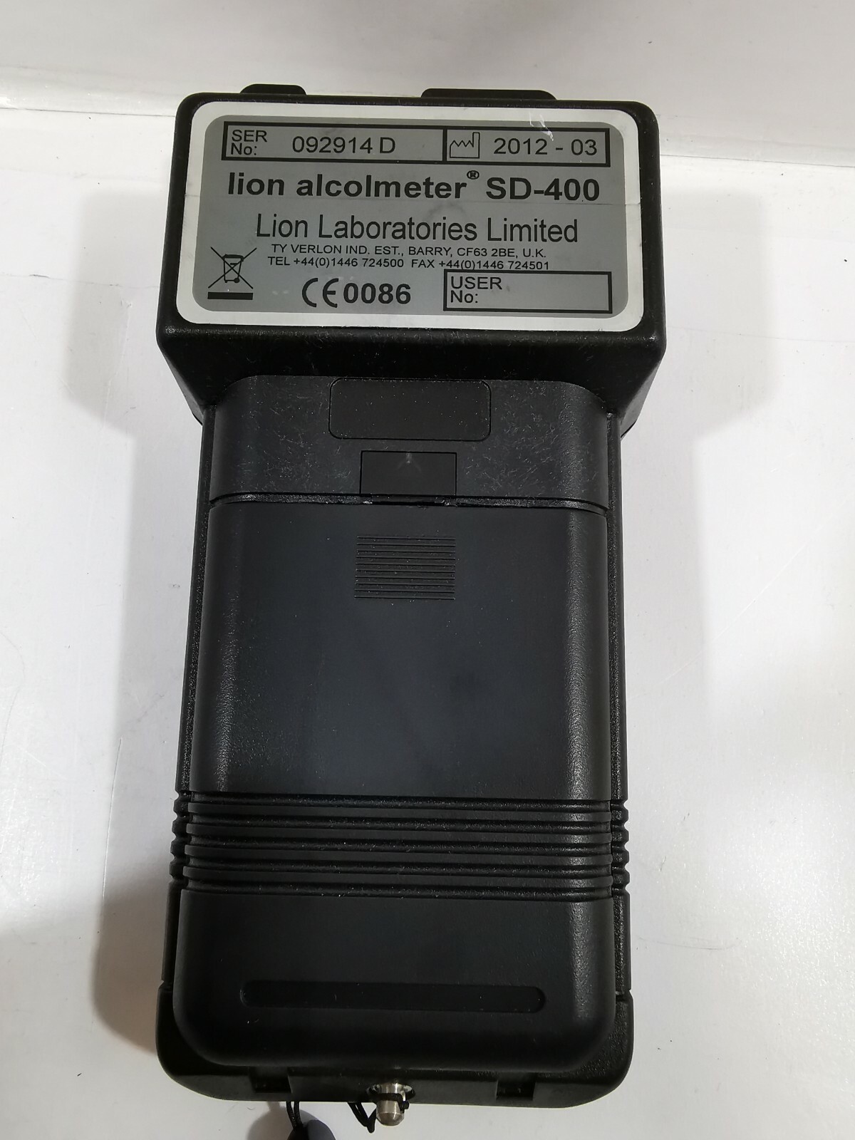 LION ALCOLMETER SD-400 LION ALCOLMETER SD-400 Hand Held Breathalyser real 3