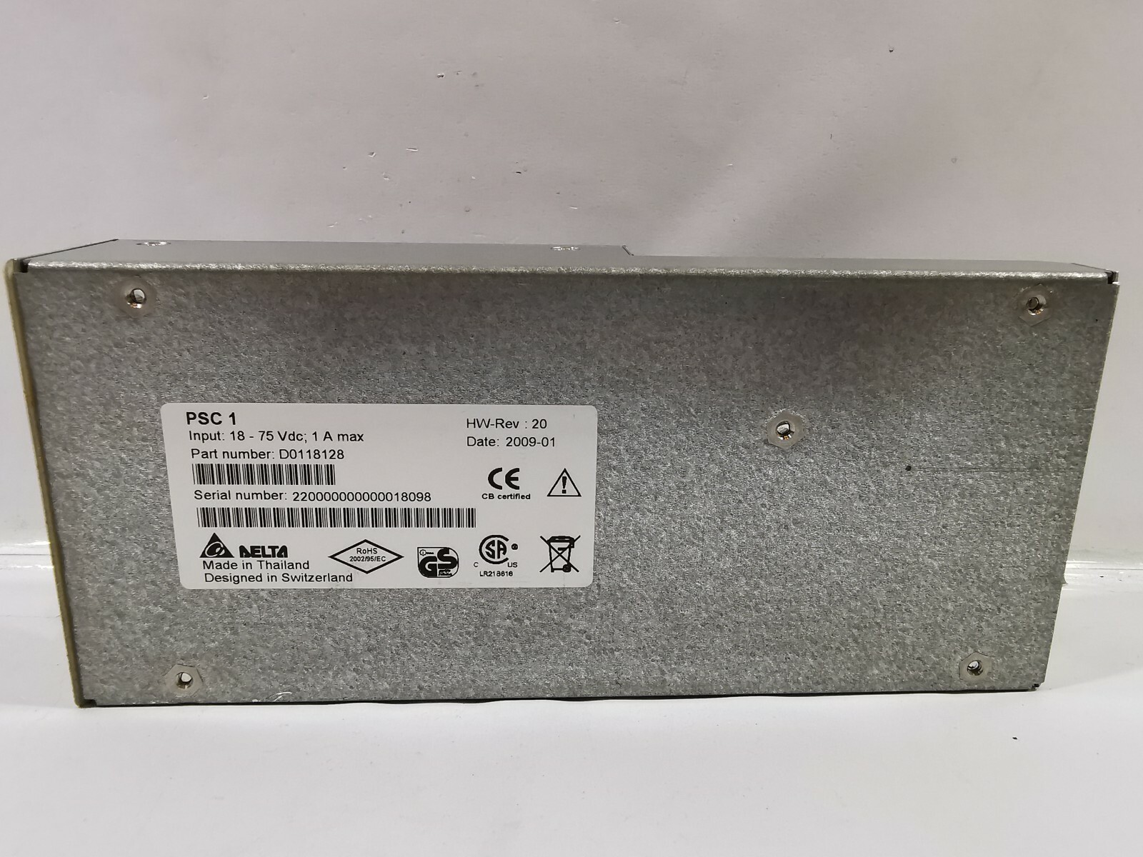DELTA D0118128 DELTA PSC 1 POWER SUPPLY CONTROL D0118128 5