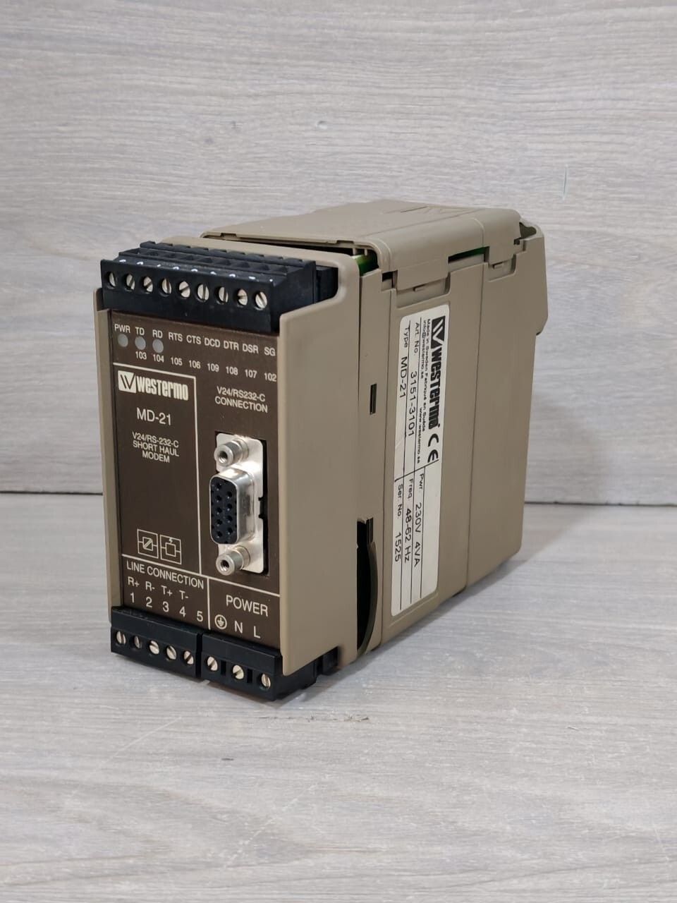 WESTERMO 3151-3101 WESTERMO MD-21 3151-3101 CURRENT LOOP CONVERTER 230V 4VA 5