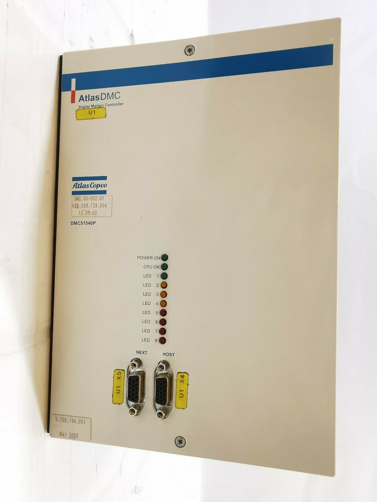 ATLAS DMC 9032 0120 50 ATLAS DMC 51540P-AC EXT 24 9032 0120 50 DIGITAL MOTION CONTROLLER 4