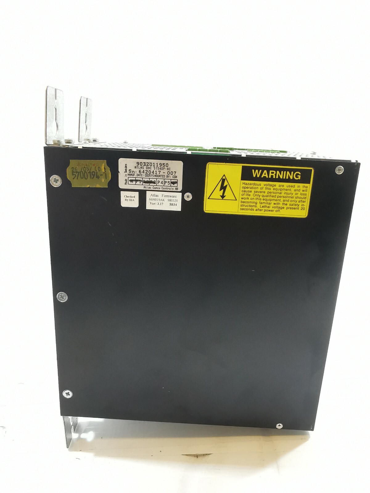 ATLAS DMC 9032 0120 50 ATLAS DMC 51540P-AC EXT 24 9032 0120 50 DIGITAL MOTION CONTROLLER 5