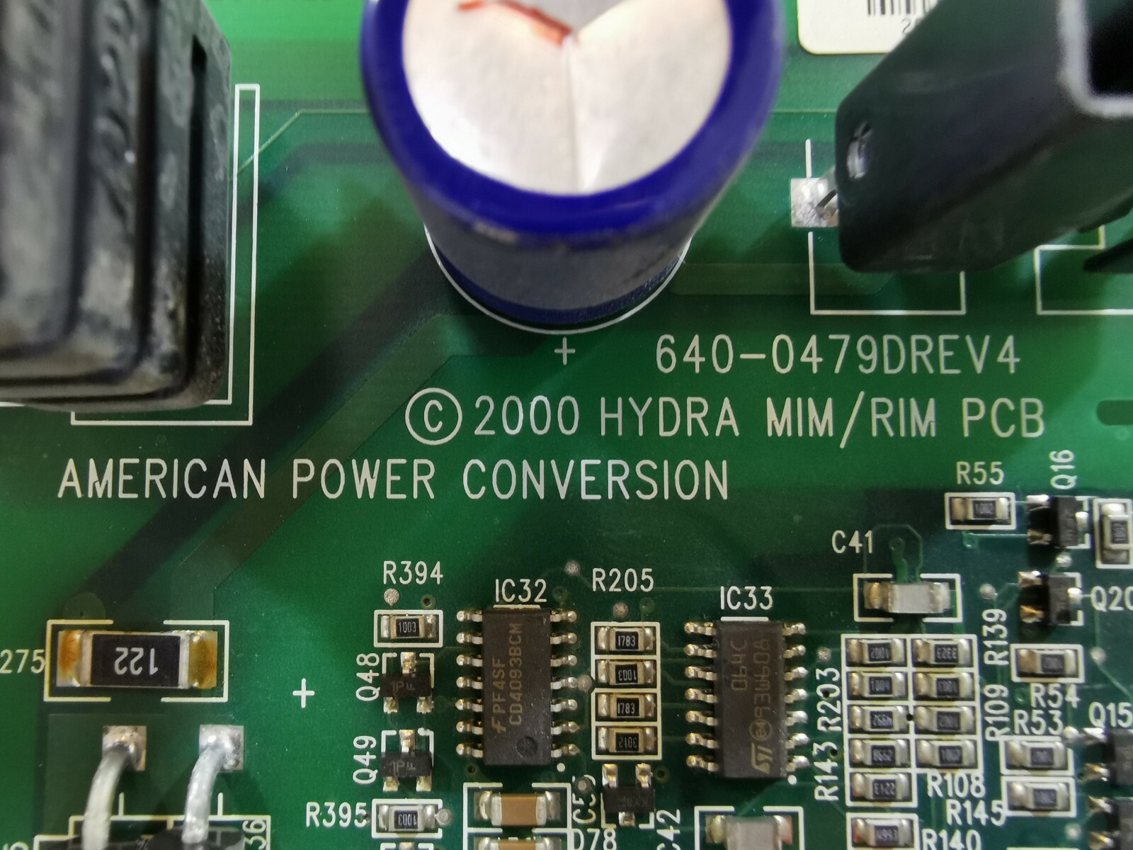 AMERICAN POWER 640-0479D REV4 American 640 0479D REV4 Power Conversion 640 0479D REV4 2000 Hydra Mim/rim PCB Board 6