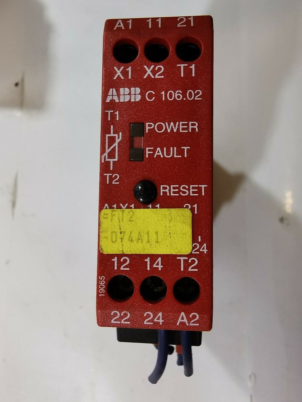 ABB VDE 0435 / C250 CONTROL UNIT GHC 106 02 01 R 0015