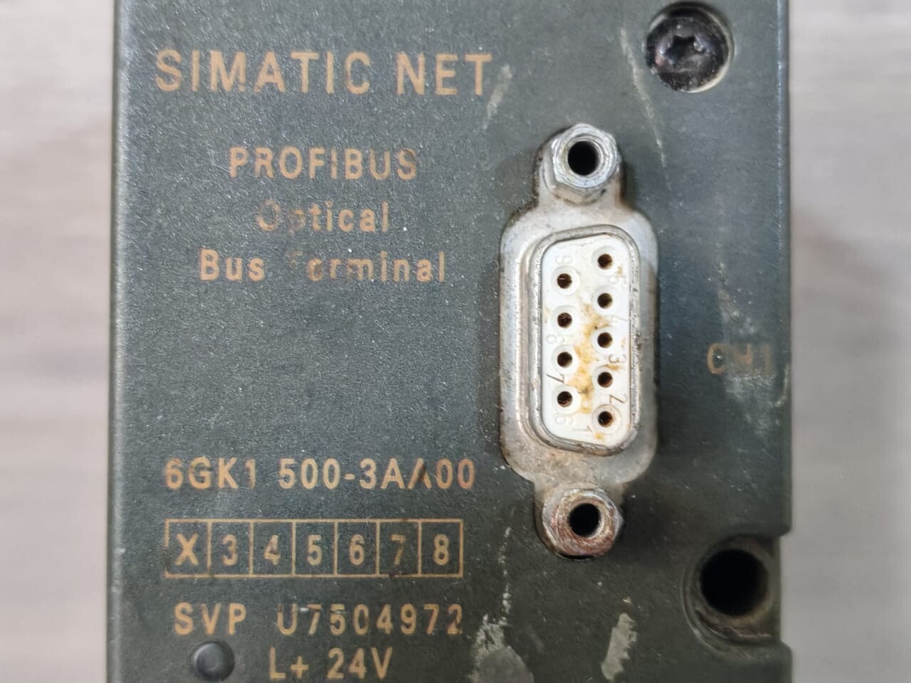Siemens 500-3AA00 SIEMENS SIMATIC NET 6GK1 500-3AA00 PROFIBUS Optical Bus Terminal 2