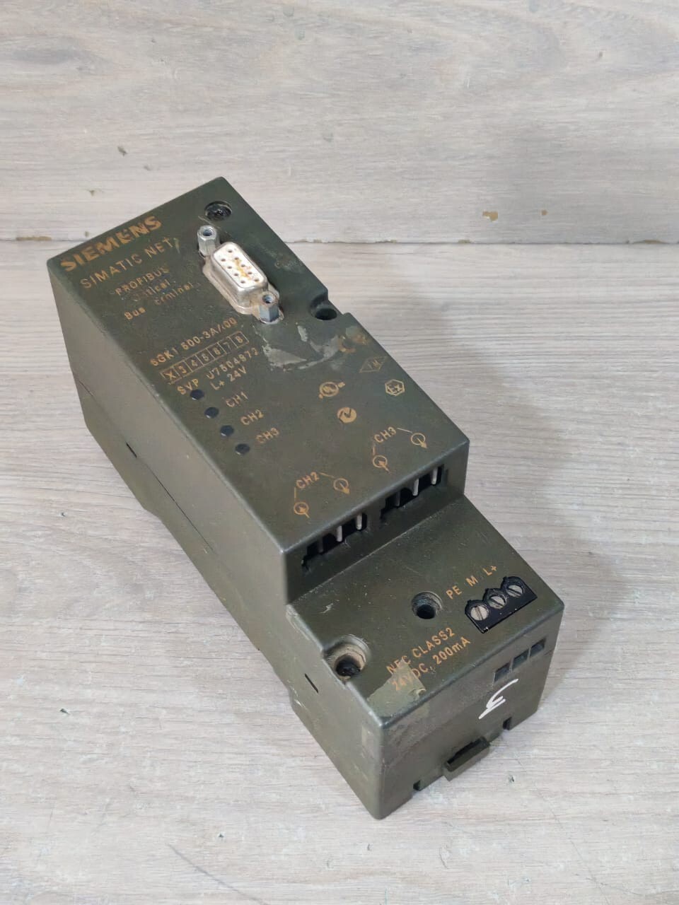 Siemens 500-3AA00 SIEMENS SIMATIC NET 6GK1 500-3AA00 PROFIBUS Optical Bus Terminal 3