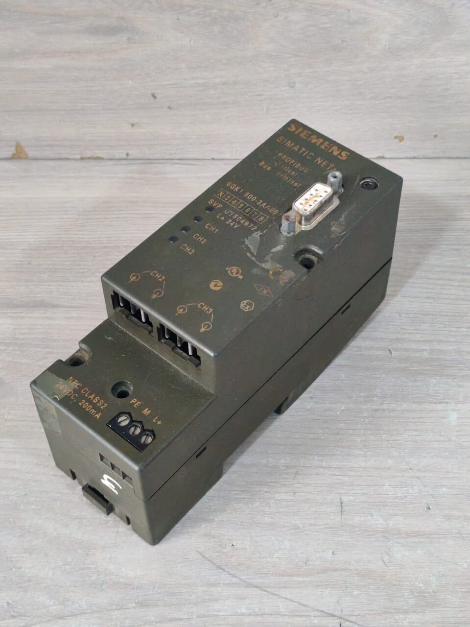 Siemens 500-3AA00 SIEMENS SIMATIC NET 6GK1 500-3AA00 PROFIBUS Optical Bus Terminal 4