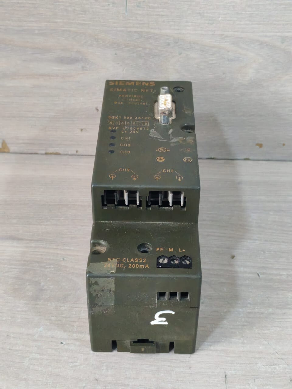 Siemens 500-3AA00 SIEMENS SIMATIC NET 6GK1 500-3AA00 PROFIBUS Optical Bus Terminal 7