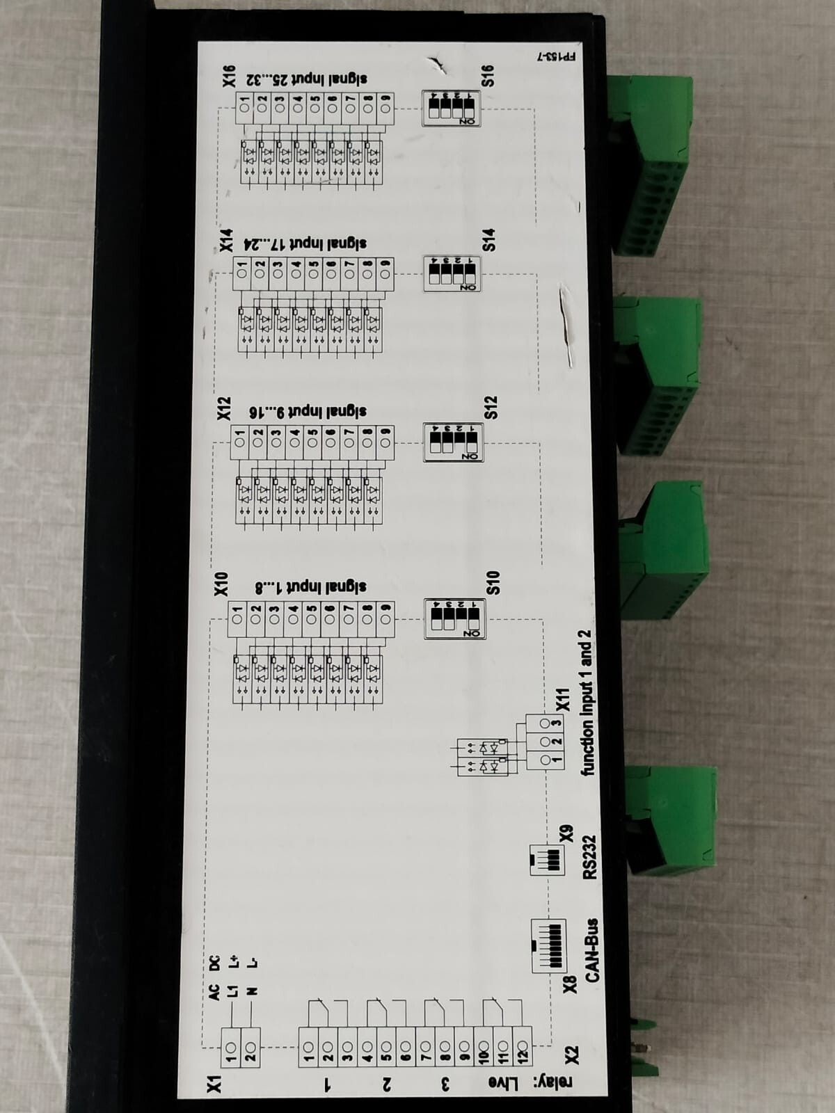EES BSM32-54-PRX-00 EES BSM32-54-PRX-00 panel CONTROL 58B3254PRX00 / 05217001.002 3