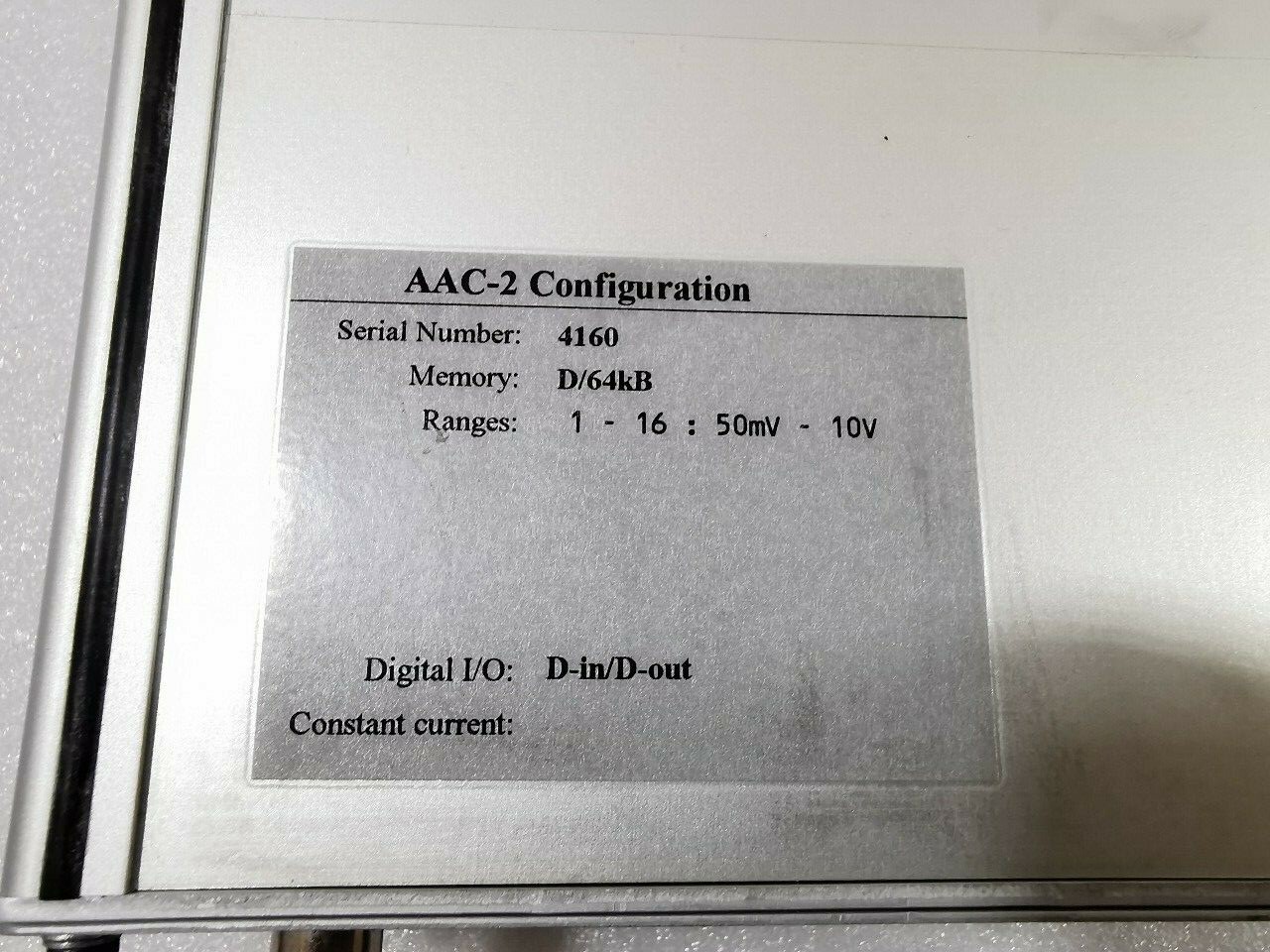 INTAB INTERFACE AAC-2 INTAB INTERFACE AAC-2 CONFIGURATION 9