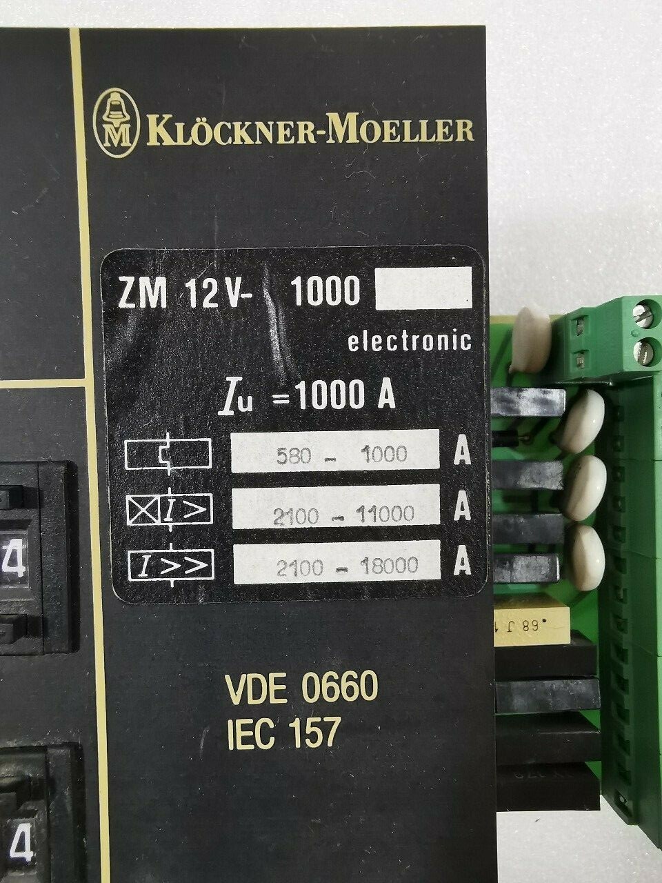 KLOCKNER-MOELLER VDE 0660 IEC 157