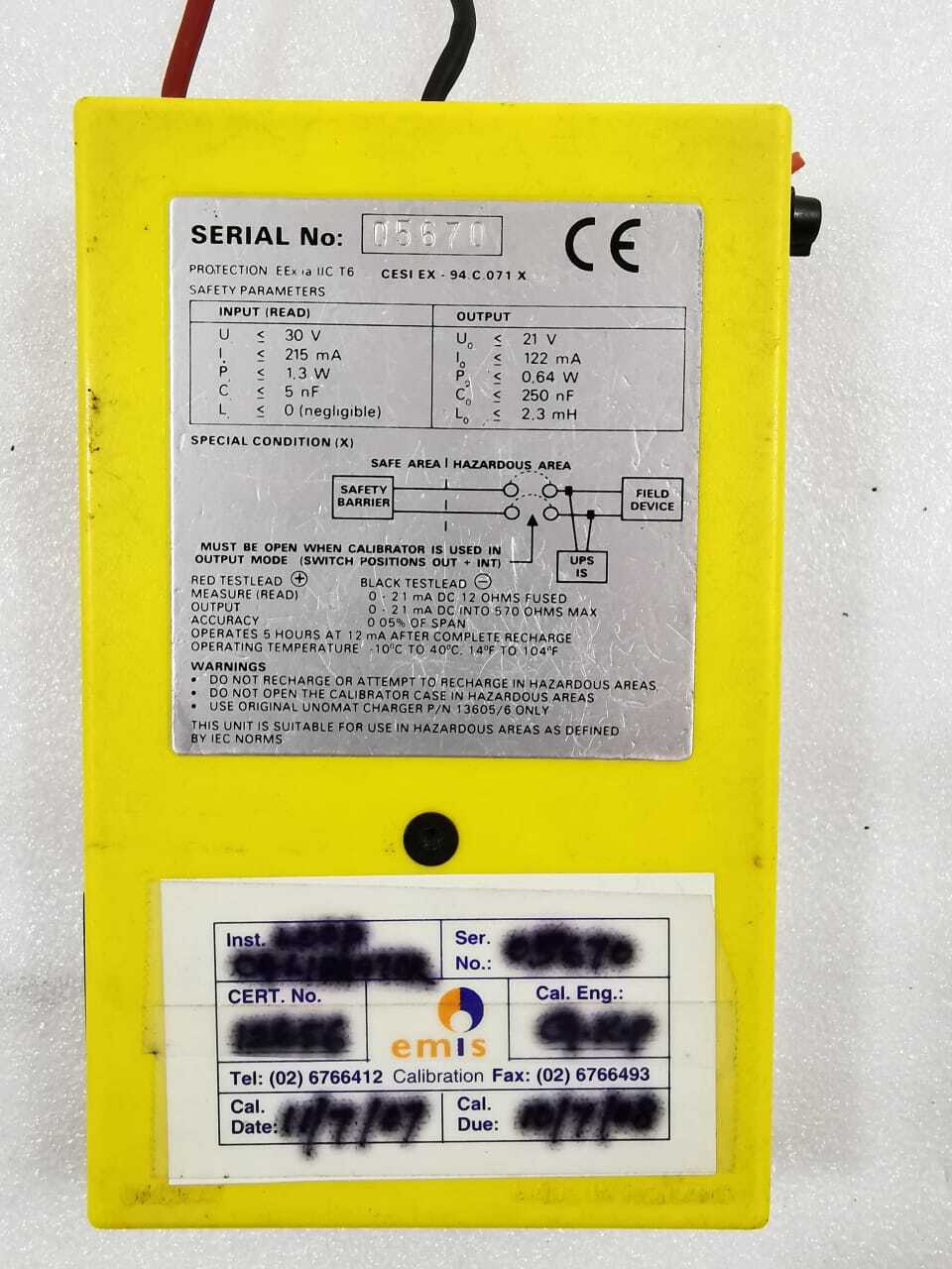 Druck UPS-IS DRUCK UPS-IS LOOP CALIBRATOR - / BATTERY 2