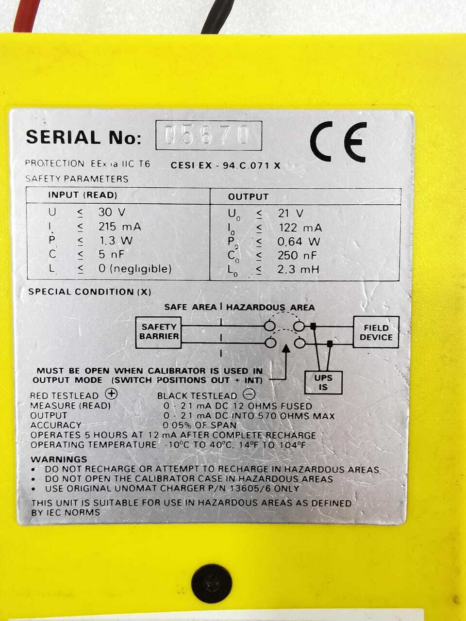 Druck UPS-IS DRUCK UPS-IS LOOP CALIBRATOR - / BATTERY 4