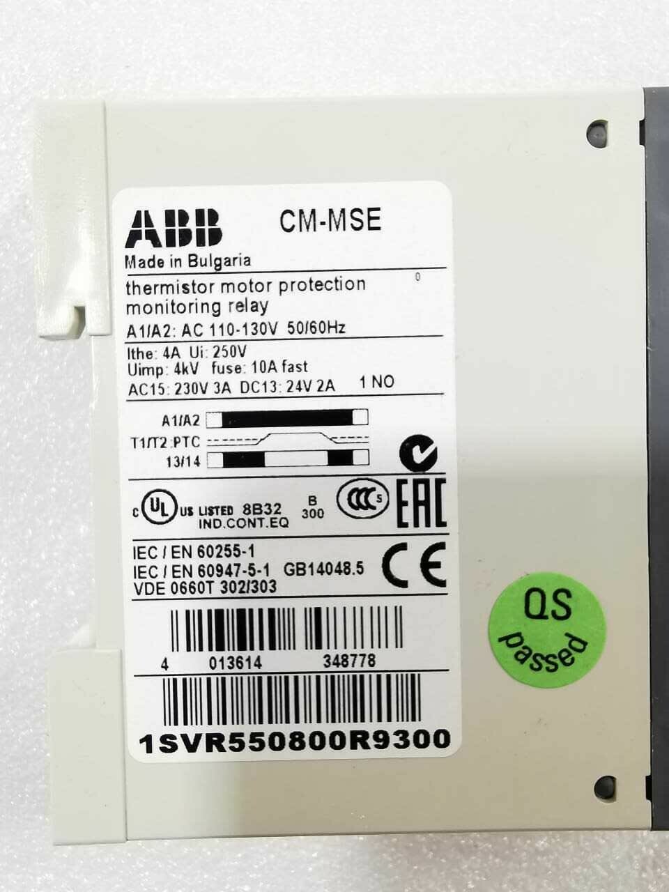 ABB CM-MSE CM-MSE ABB 1SVR550800R9300 4