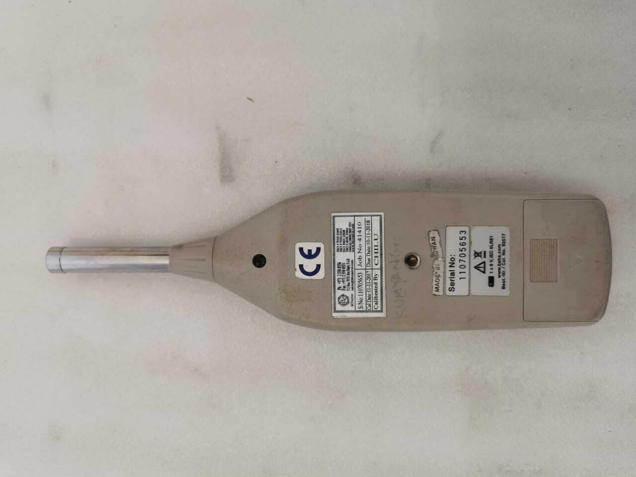 BEHA UNITEST-93517 BEHA UNITEST 93517 Sound Level Meter 4