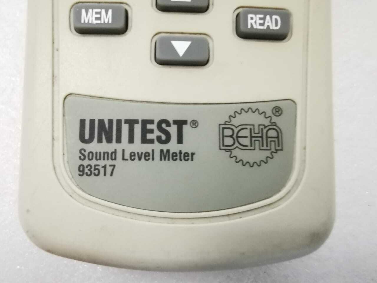BEHA UNITEST-93517 BEHA UNITEST 93517 Sound Level Meter 5
