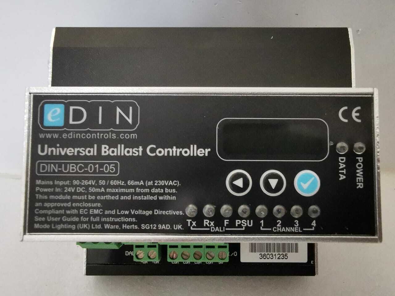 EDIN DIN-UBC-01-05 EDIN DIN-UBC-01-05 Universal Ballast Controller 24VDC 50mA 2