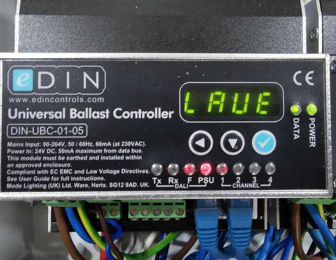 EDIN DIN-UBC-01-05 EDIN DIN-UBC-01-05 Universal Ballast Controller 24VDC 50mA 6