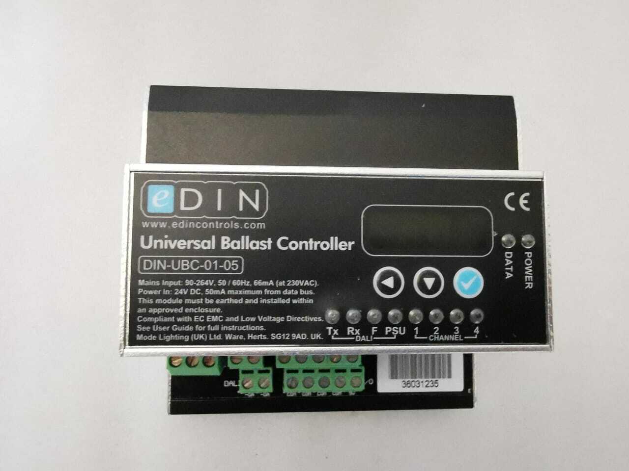 EDIN DIN-UBC-01-05 EDIN DIN-UBC-01-05 Universal Ballast Controller 24VDC 50mA 9