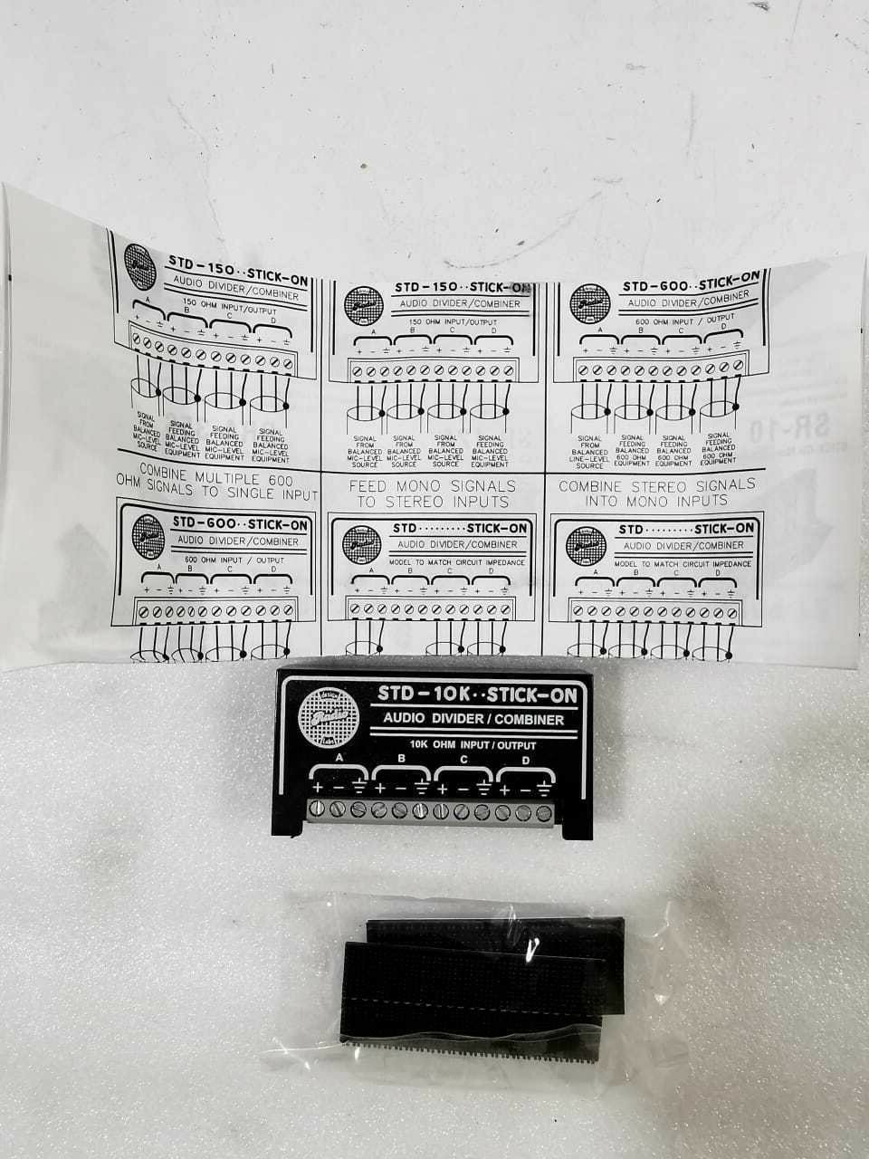 RADIO STD10K RADIO STD-10K STICK-ON AUDIO Divider /Combiner 2
