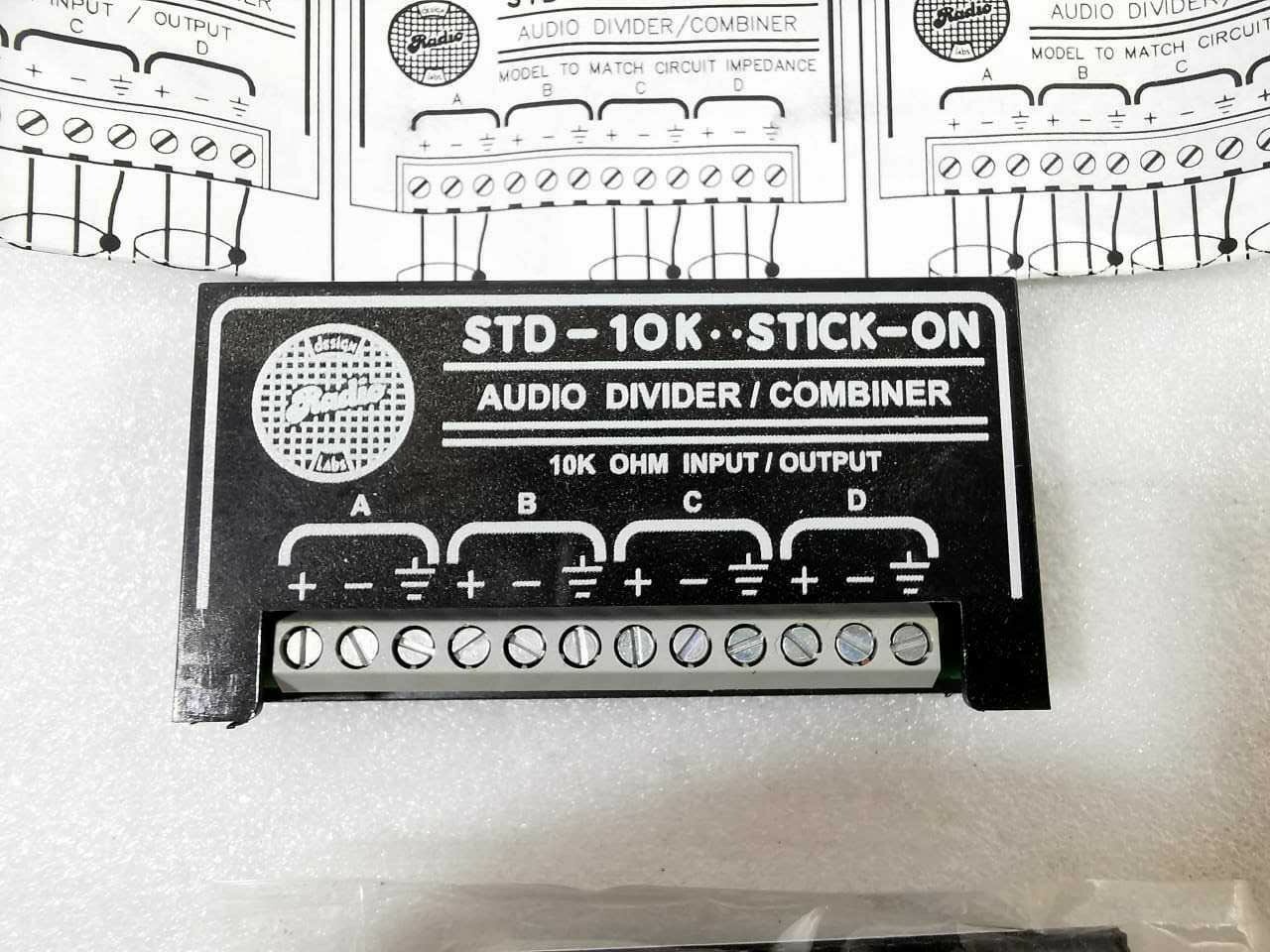 RADIO STD10K RADIO STD-10K STICK-ON AUDIO Divider /Combiner 3