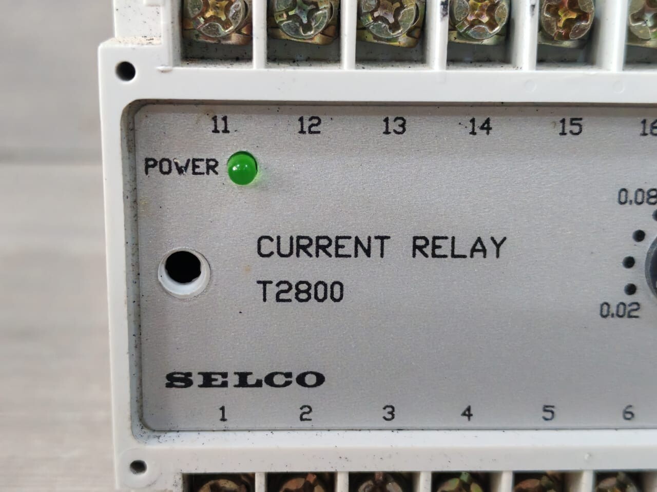 SELCO T2800-05 SELCO T2800-05 /T2800-05-00 OVERCURRENT RELAY 480VAC 415VAC 5