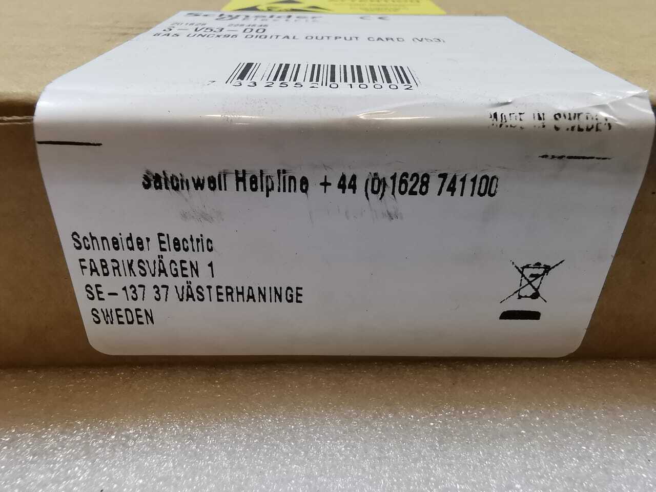 Schneider Electric V53-D0 Schneider Electric S-V53-D0 DIGITAL OUTPUT CARD 5