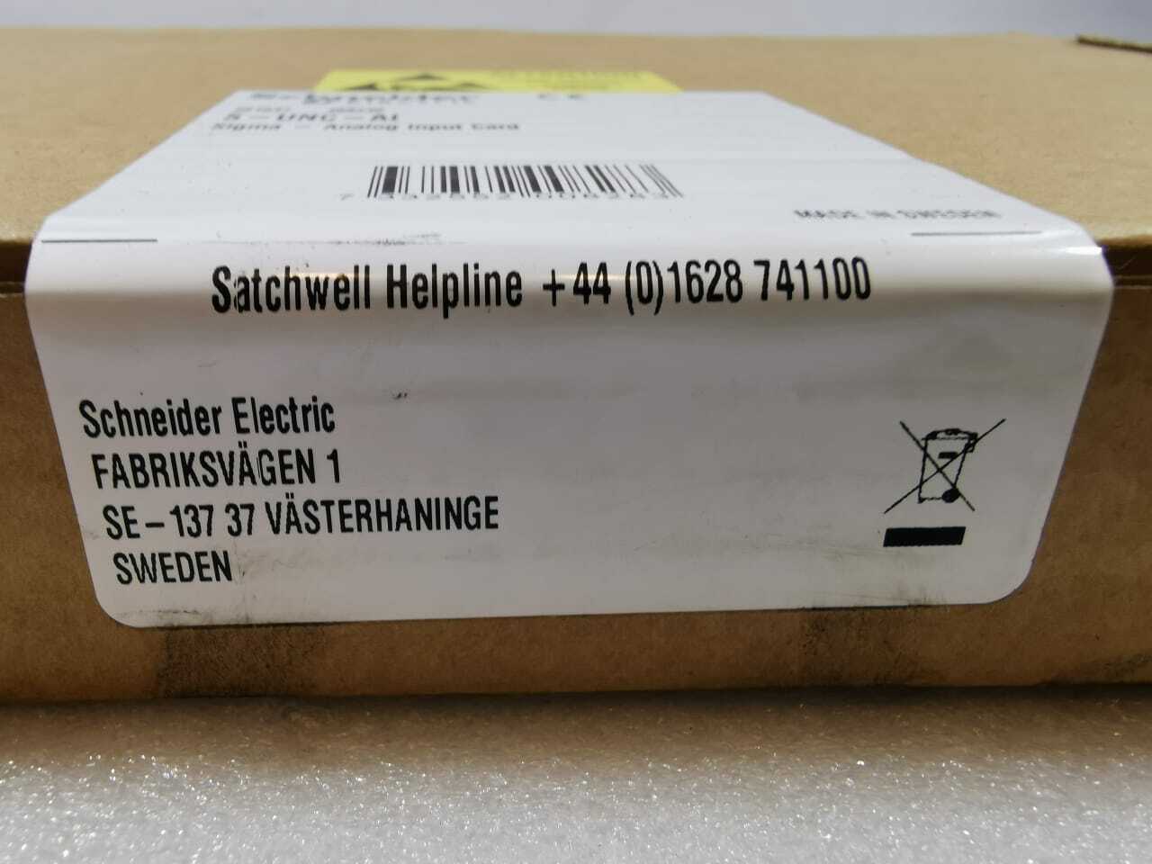Schneider Electric S-UNC-AI Schneider Electric S-UNC-AI SIGMA ANALOG INPUT CARD 2
