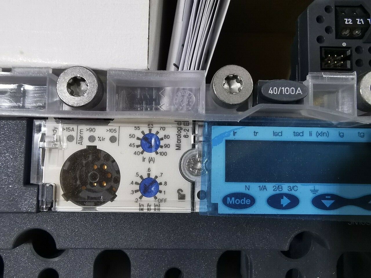 Schneider Electric NSX100-250 Schneider Electric LV429140 COMPACT NSX100-250 Micrologic 6.2 E 100A Trip Unit 5