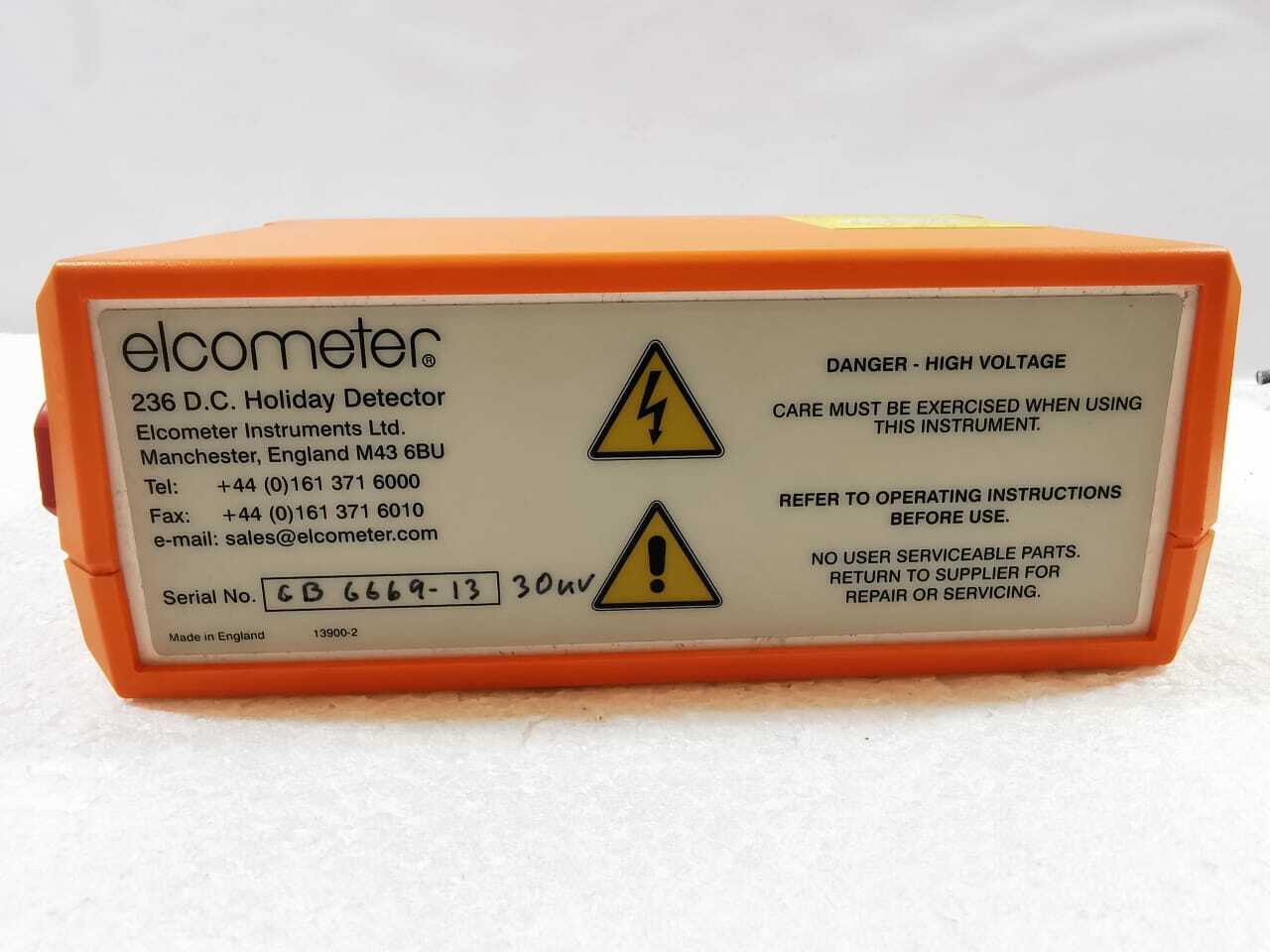 Elcometer 236 Elcometer 236 D.C Portable Holiday Detector 30 KV 7