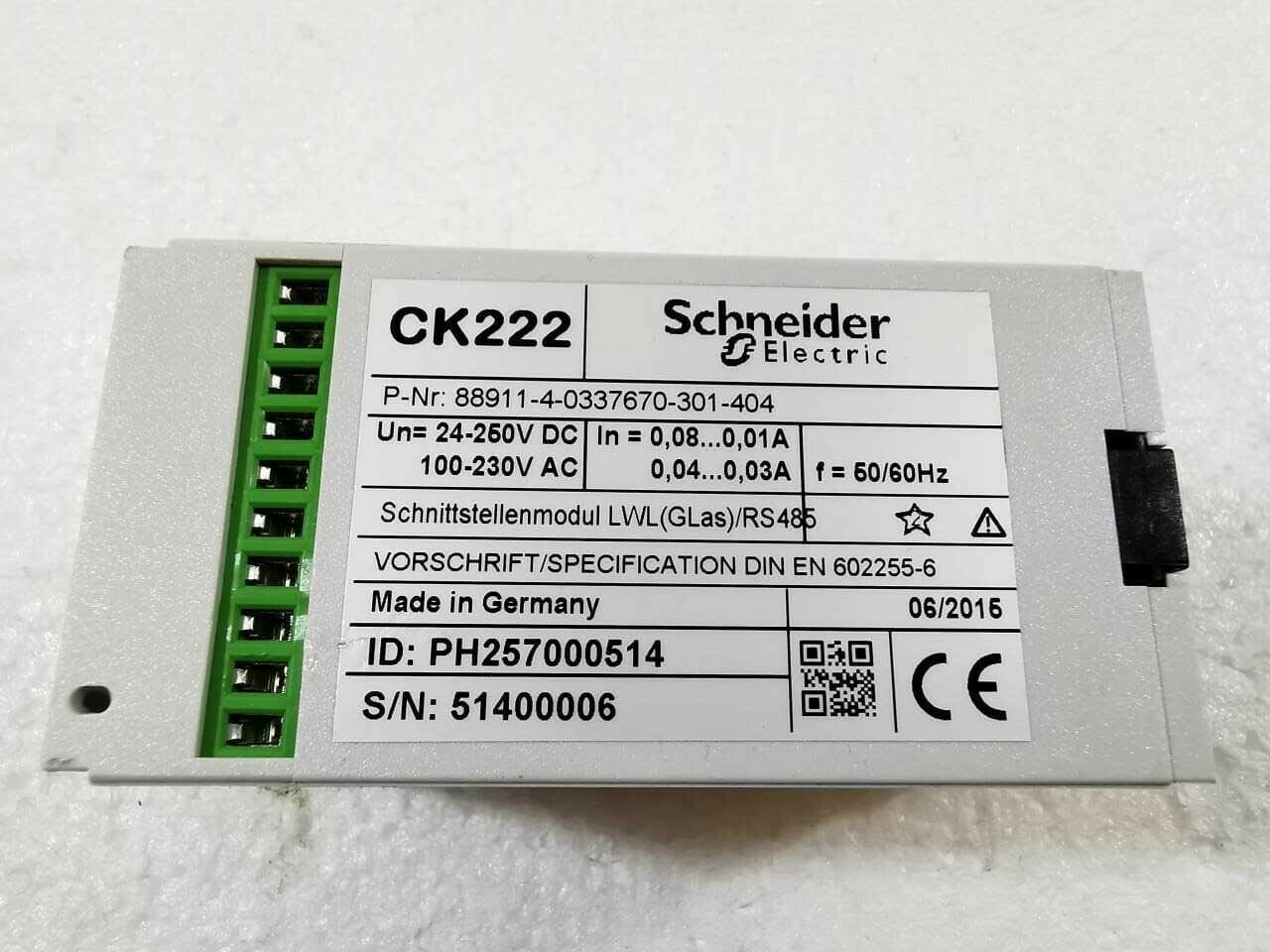 Schneider Electric CK222 Schneider Electric CK222 MODULE 5