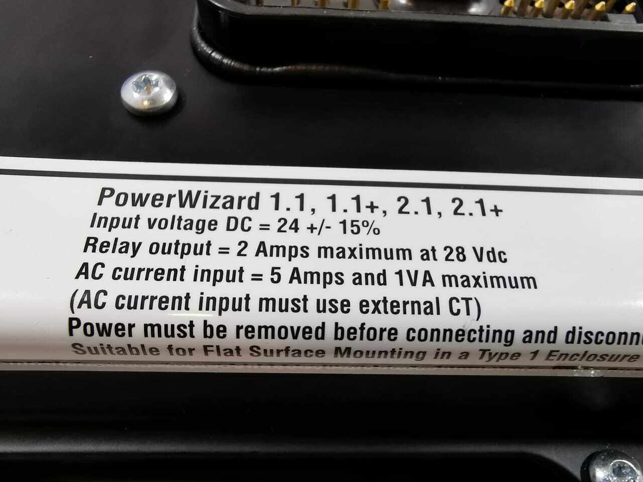 PowerWizard PoweraWizard 1.1,1.1+,2.1,2.1+ PowerWizard 1.1 Control Panel P/N 503-4393-00 PowerWizard 1.1,1.1+,2.1,2.1+ 6