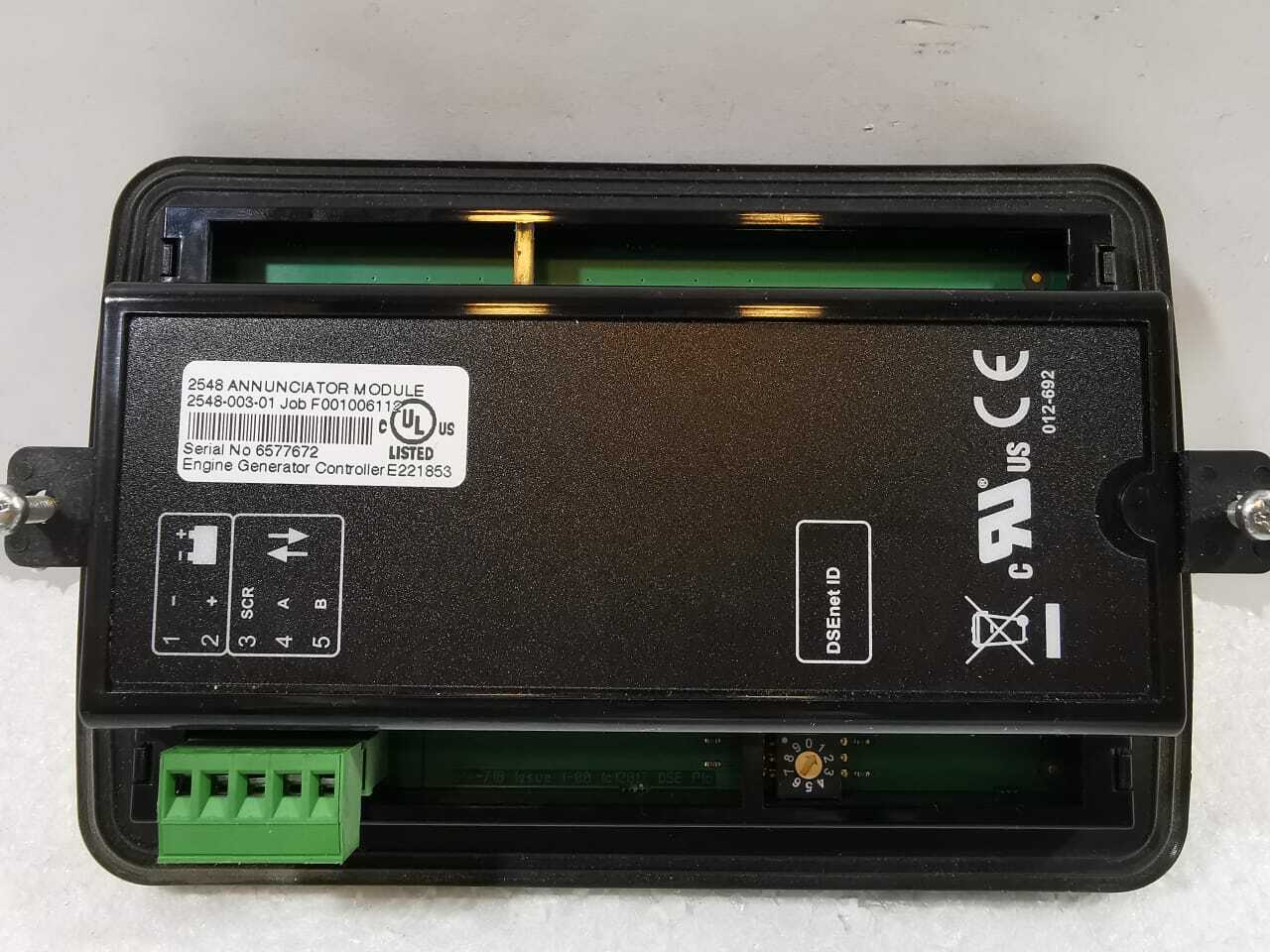 DSE 2548-003-01 DSE 2548 2548-003-01 / F001006112 Annunciator Module 9
